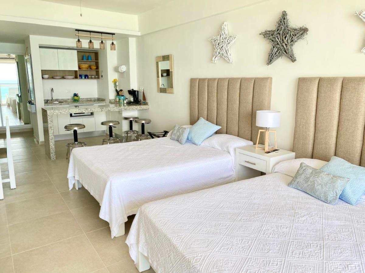 Salvia - Beachfront Studio Cancún Eksteriør billede