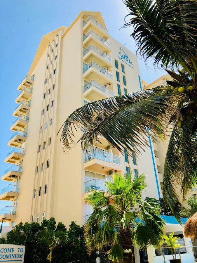 Salvia - Beachfront Studio Cancún Eksteriør billede