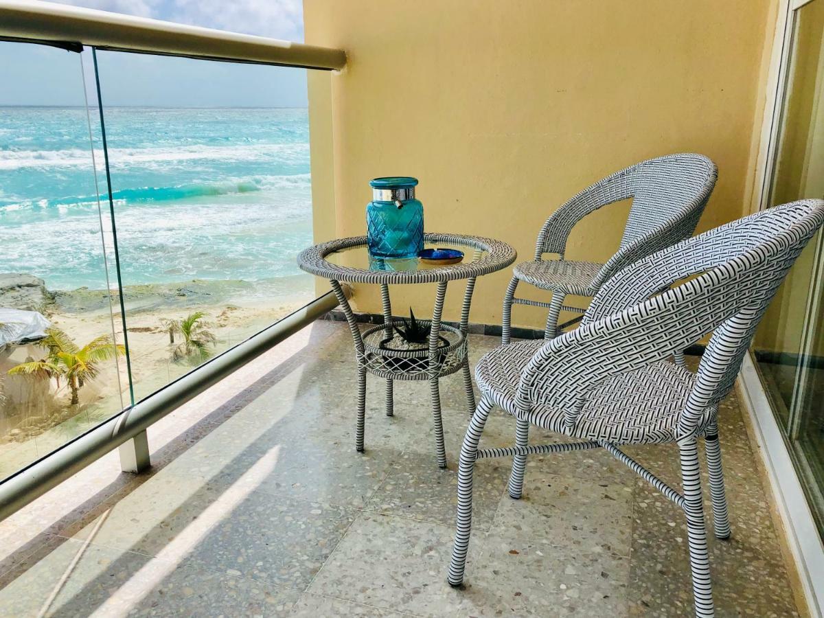 Salvia - Beachfront Studio Cancún Eksteriør billede